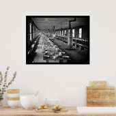 Mess Hall, Harewood Hospital, Washington, DC 1865 Poster (Küche)