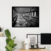 Mess Hall, Harewood Hospital, Washington, DC 1865 Poster (Heimbüro)