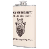 "Mess mit den Besten, die wie die Erholung - erret Flachmann (Links)