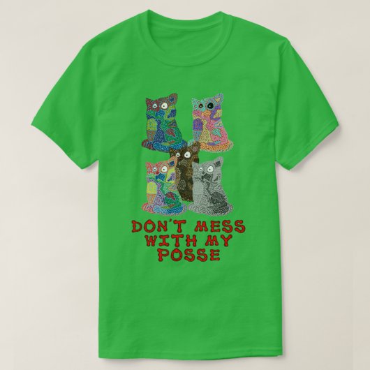 Mess nicht mit meiner Post T-Shirt (Design vorne)