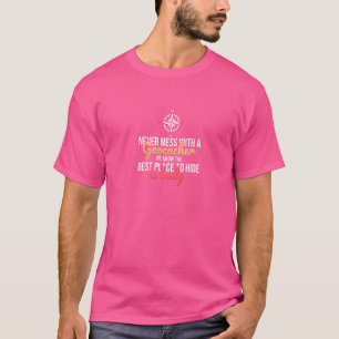 Mess nie mit Geocacher Glitch Geocaching T-Shirt