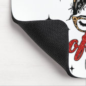 Mess stress immer betressen Softball Mama Mousepad (Ecke)