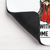 Mess With Me I'll Let Karma Do It's Job Mess With  Mousepad (Ecke)