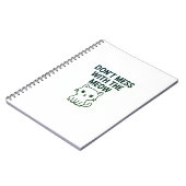 Mess With the Meow – Sweet but Psycho Cat Notebook Notizblock (Linke Seite)