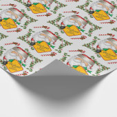 Message Board Personalisiert vom Weihnachtsfest Geschenkpapier (Ecke)