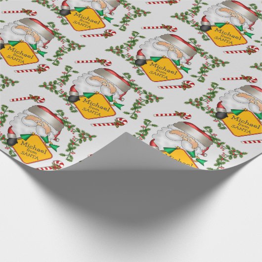 Message Board Personalisiert vom Weihnachtsfest Geschenkpapier (Ecke)