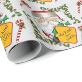 Message Board Personalisiert vom Weihnachtsfest Geschenkpapier (Rolleneckpunkt)