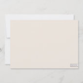 Message Bottle Couple's Beach Brautparty Einladung (Rückseite)