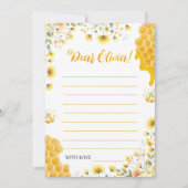 Message for the Future Bee Time Capsule Einladung (Vorderseite)