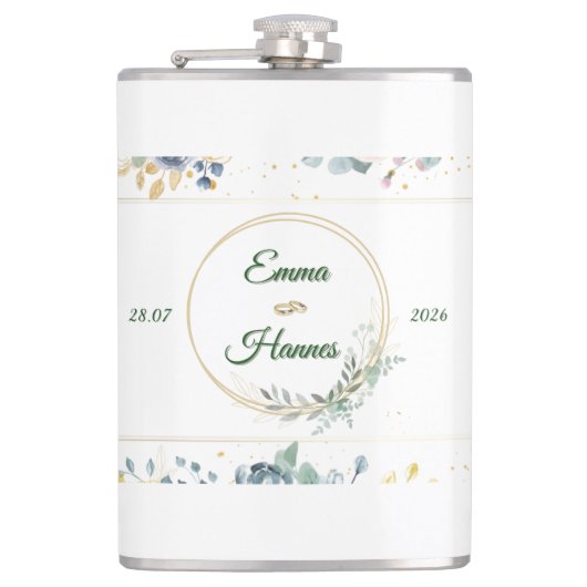 Message in a Bottle Flachmann (Vorderseite)