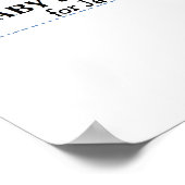 Message Keepake Monkey Baby Shooter Poster (Ecke)