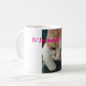 Message-Tasse Kaffeetasse (Vorderseite Links)