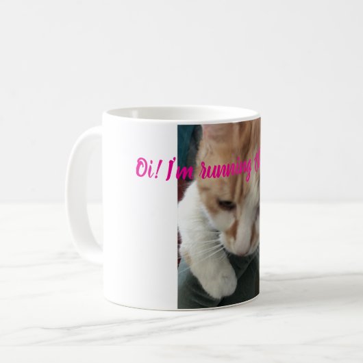 Message-Tasse Kaffeetasse (Vorderseite Links)