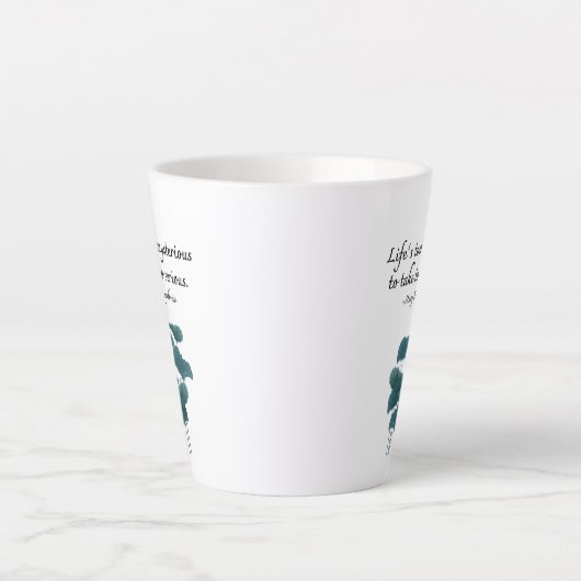 Message-Tasse Milchtasse (Vorderseite)