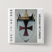 MESSAIAH ZURÜCKGEBRACHTES ABZEICHEN 2 BUTTON (Vorderseite)