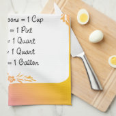 Messäquivalent Küchenutensilien Handtuch (Viertel Falte)