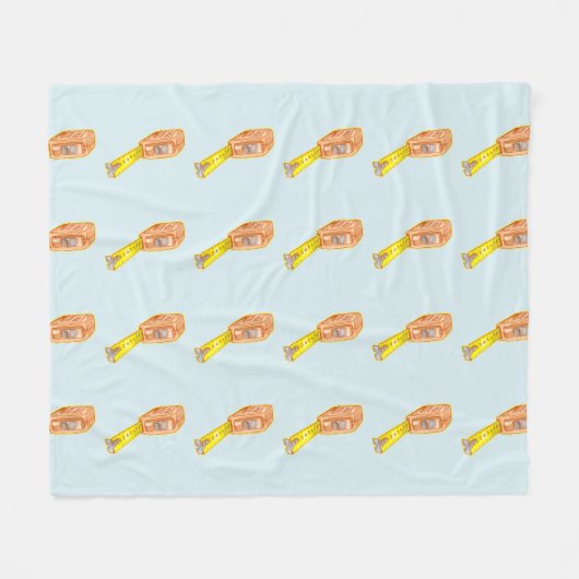 Messband Fleecedecke (Vorderseite (Horizontal))