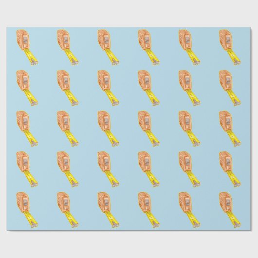 Messband Geschenkpapier (Flach)