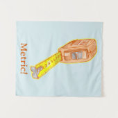 Messband Wandteppich (Vorderseite (Horizontal))