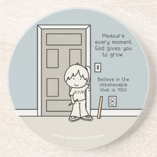 Messbare Momente Getränkeuntersetzer (Vorne)