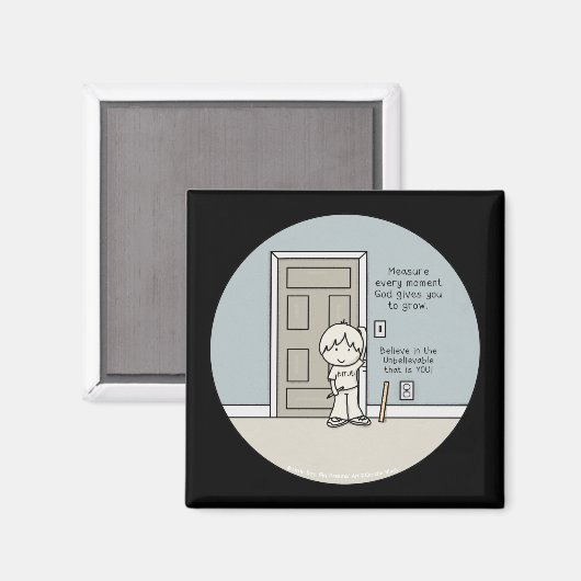 Messbare Momente Magnet (Vorderseite/Rückseite)