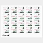 Messbecher gießen Schneeflocken Weihnachtsgebäck Quadratischer Aufkleber (Blatt)