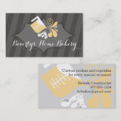 Messbecherlöffel-Bäckereikochen kulinarisch Visitenkarte (Vorne/Hinten)