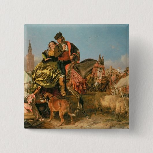 Messe bei Sevilla Button (Vorderseite)