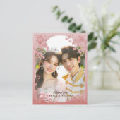 Messe danke Ihnen Foto Hochzeit Postkarte (Stehend Vorderseite)