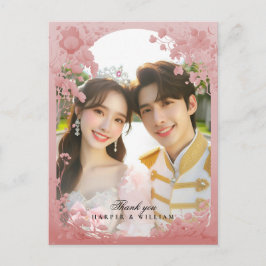 Messe danke Ihnen Foto Hochzeit Postkarte