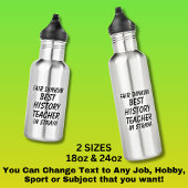 Messe Dinkum BEST HISTORY LEHRER IN Straya Edelstahlflasche