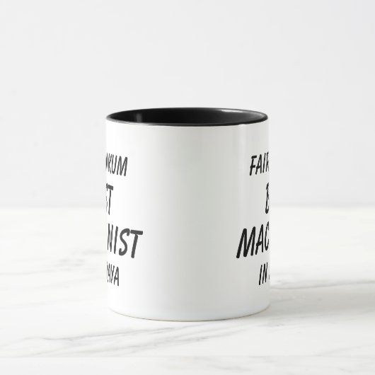 Messe Dinkum BEST MACHINIST in Straya Tasse (Zentrum)