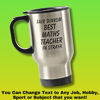 Messe Dinkum BEST MATH LEHRER in Straya Reisebecher