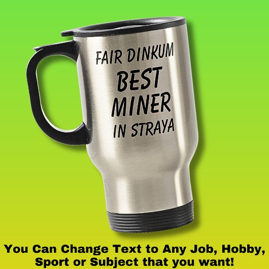 Messe Dinkum BEST MINER in Straya Reisebecher