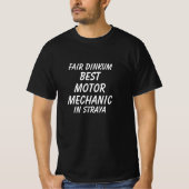 Messe Dinkum BEST MOTOR MECHANIC in Straya T-Shirt (Vorderseite)