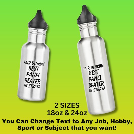 Messe Dinkum BEST PANEL BEATER in Straya Edelstahlflasche