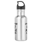 Messe Dinkum BEST POSTIE (Postman) in Straya Edelstahlflasche (Rückseite)