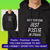 Messe Dinkum BEST POSTIE (Postman) in Straya Hoodie