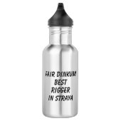 Messe Dinkum BEST RIGGER in Straya Edelstahlflasche (Rechts)