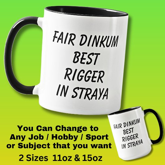 Messe Dinkum BEST RIGGER in Straya Tasse