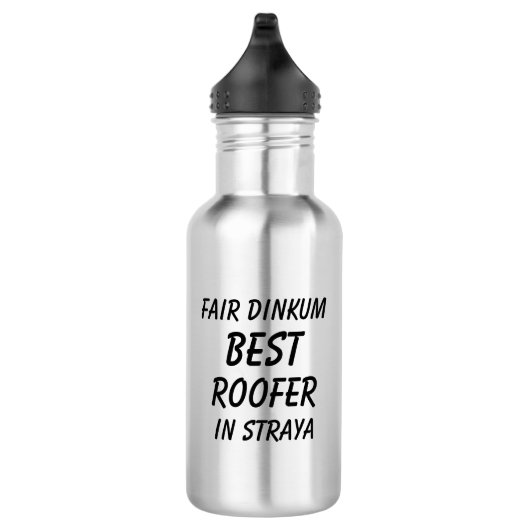 Messe Dinkum BEST ROOFER in Straya Edelstahlflasche (Rechts)