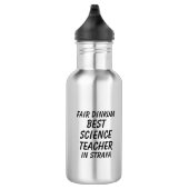 Messe Dinkum BEST SCIENCE LEHRER IN Straya Edelstahlflasche (Rechts)