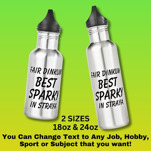 Messe Dinkum BEST SPARKY (Electrician) in Straya Edelstahlflasche