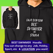Messe Dinkum BEST SWIMMER in Straya Hoodie