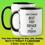 Messe Dinkum BEST TAXI-TREIBER in Straya Tasse<br><div class="desc">Für den besten TAXI-TREIBER in Australien - Sie können den gesamten Text bearbeiten,  um Ihre eigene Nachricht zu erstellen</div>