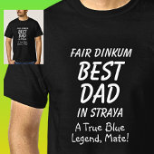 Messe Dinkum BEST VATER in Straya Wine tasting in T-Shirt