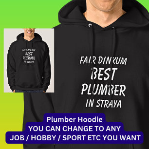 Messe Dinkum Bester PLUMBER in Straya Hoodie