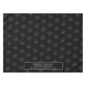 Messe für Minimalistische Schwarze Unternehmen Tischdecke (Vorderseite (Horizontal))