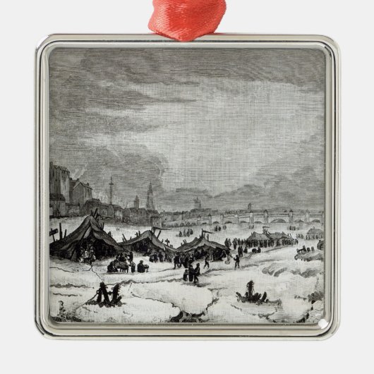 Messe gehalten auf der Themse Silbernes Ornament (Vorne)