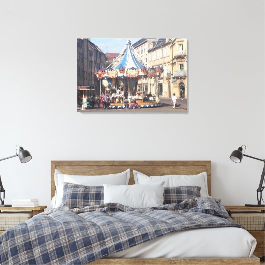 Messe Ground Roundabout in einer antiken französis Leinwanddruck (Insitu (Schlafzimmer))